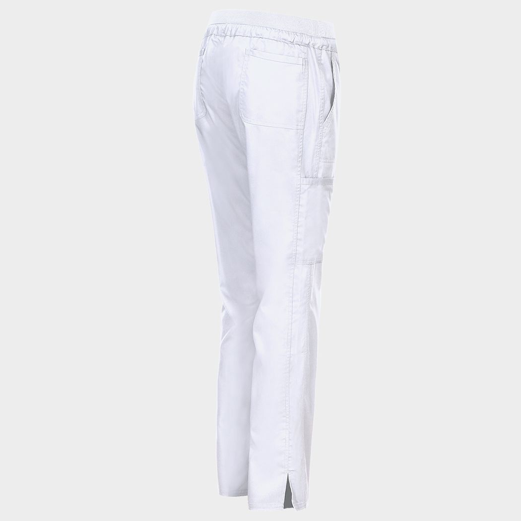 Pantaloni medicali de damă CHEROKEE MR TAPERED ALB WWE105 - 5