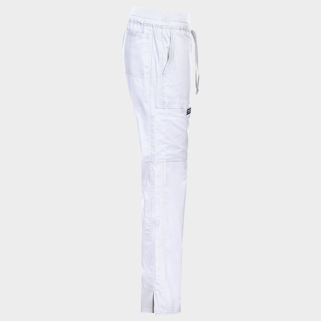 Pantaloni medicali de damă CHEROKEE MR TAPERED ALB WWE105 - 6