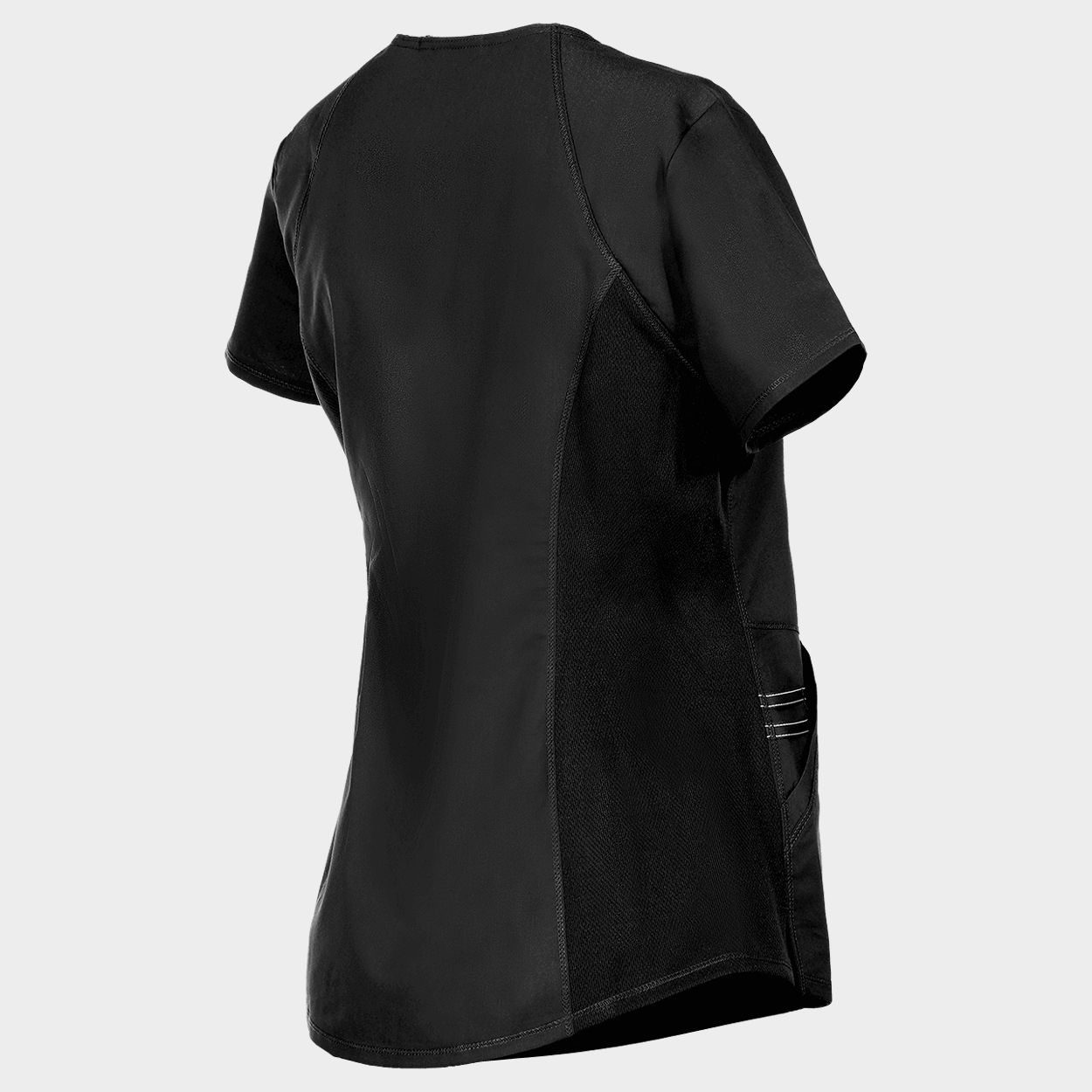 Women's medical tunic CHEROKEE V-NECK BLACK WWE601. - 5