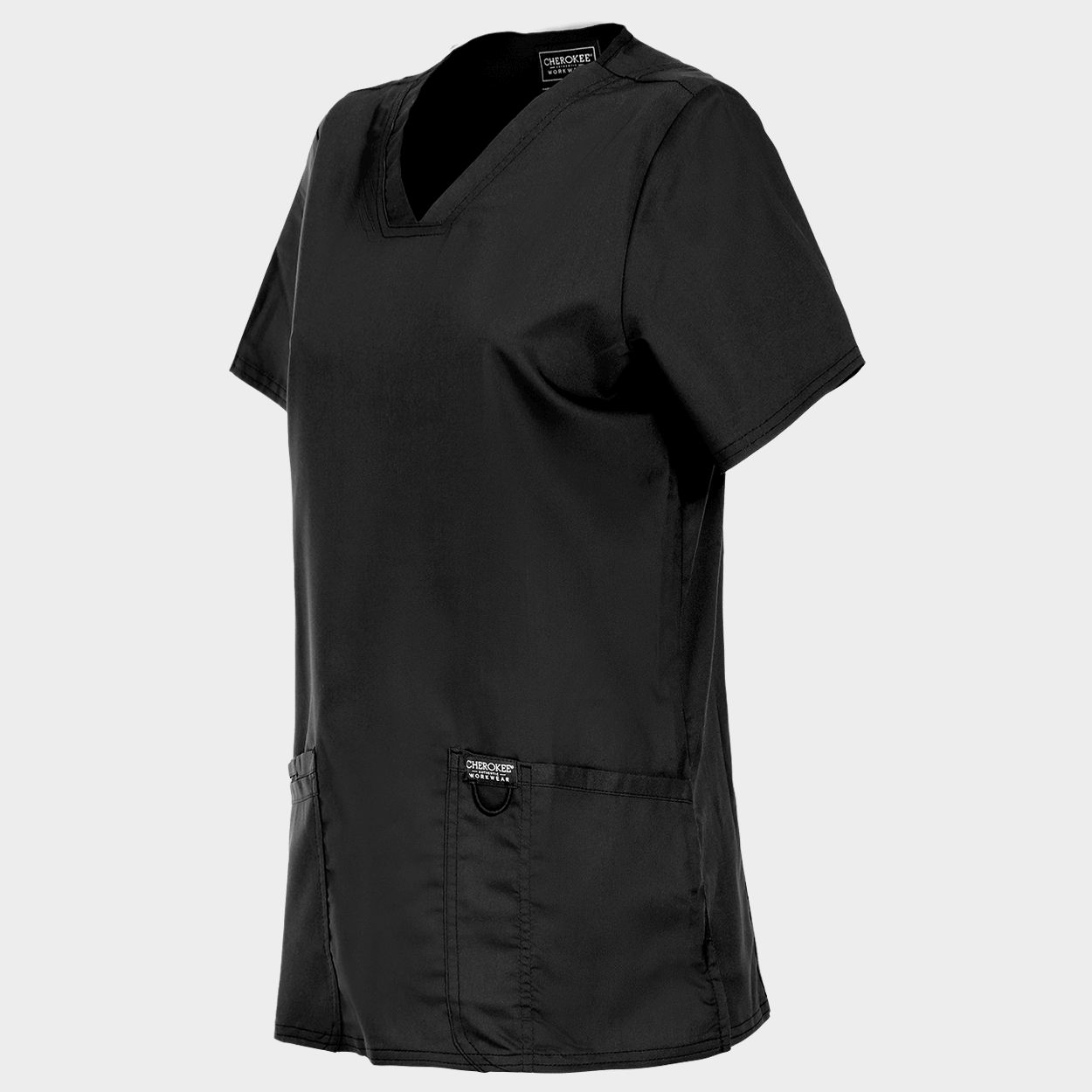 Women's medical tunic CHEROKEE V-NECK BLACK WWE620. - 4