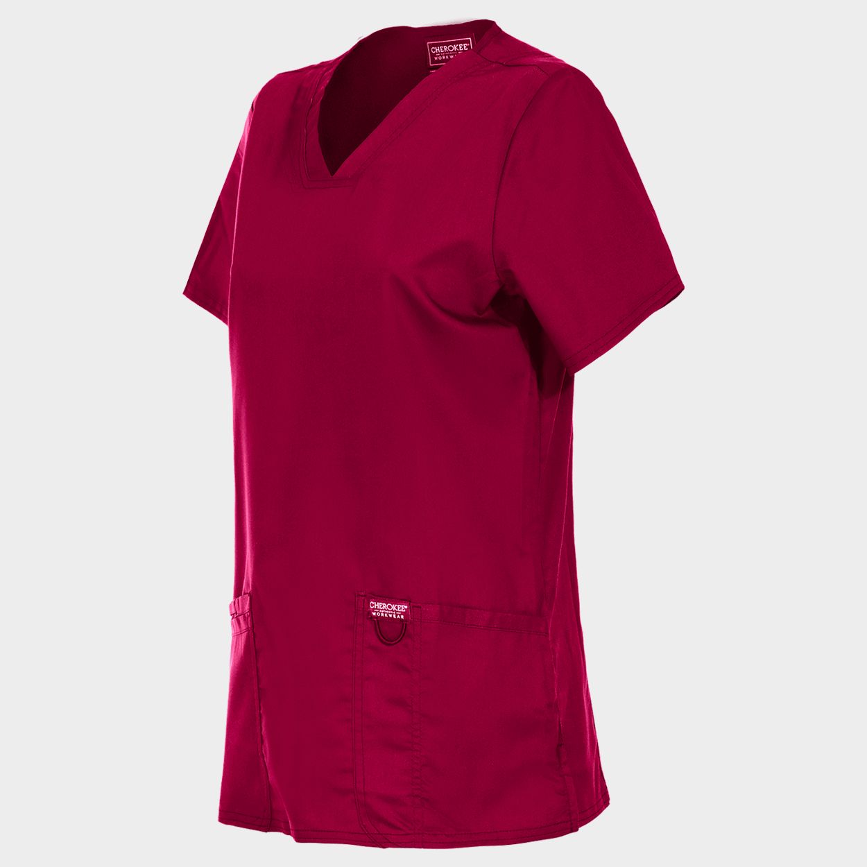Γυναικεία ιατρική μπλούζα CHEROKEE V-NECK BURGUNDY WWE620 - 3