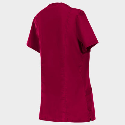 Γυναικεία ιατρική μπλούζα CHEROKEE V-NECK BURGUNDY WWE620 - 5