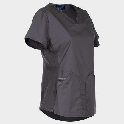 Γυναικεία ιατρική μπλούζα CHEROKEE V-NECK GREY WWE601 - 3