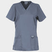 Tunică medicală de damă CHEROKEE V-NECK GRI WWE620 - 1