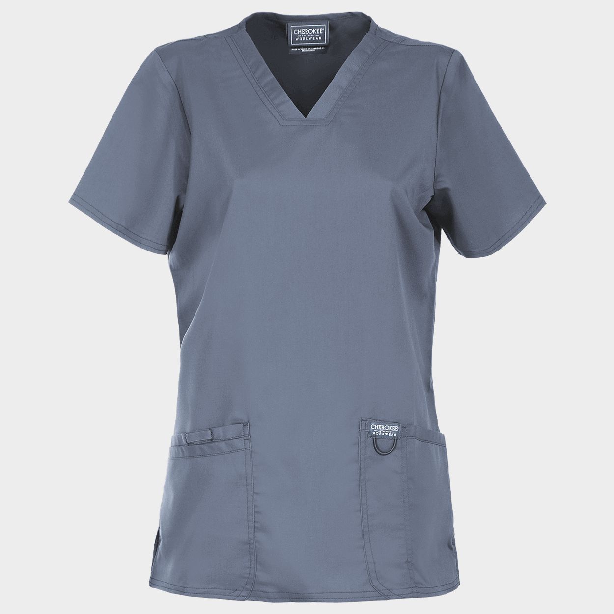 Tunică medicală de damă CHEROKEE V-NECK GRI WWE620 - 1
