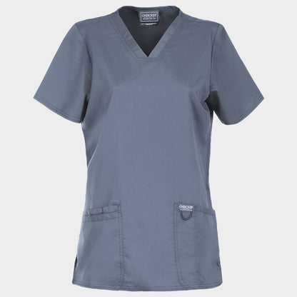 Tunică medicală de damă CHEROKEE V-NECK GRI WWE620 - 1