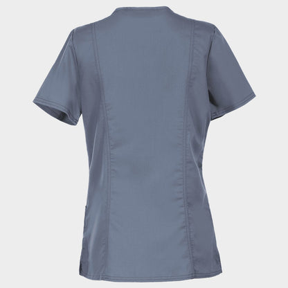 Tunică medicală de damă CHEROKEE V-NECK GRI WWE620 - 2