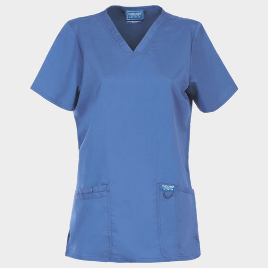 Дамска медицинска туника CHEROKEE V-NECK LIGHT BLUE WWE620 - 1