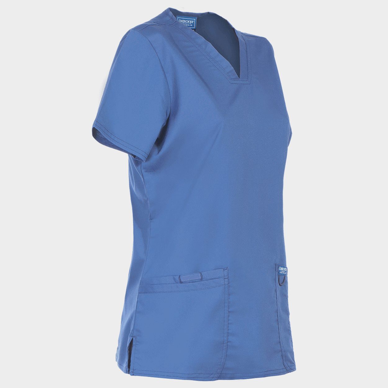Γυναικεία ιατρική μπλούζα CHEROKEE V-NECK LIGHT BLUE WWE620 - 4