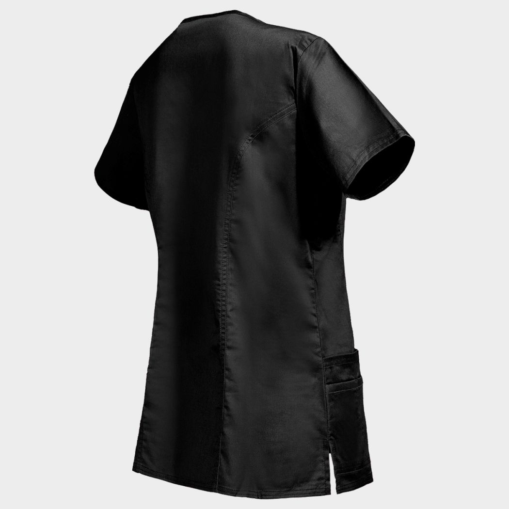 Дамска медицинска туника CHEROKEE WRAP BLACK WWE4728 - 5