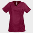 Γυναικεία ιατρική μπλούζα CHEROKEE WRAP BORDEAUX WWE4728 - 1