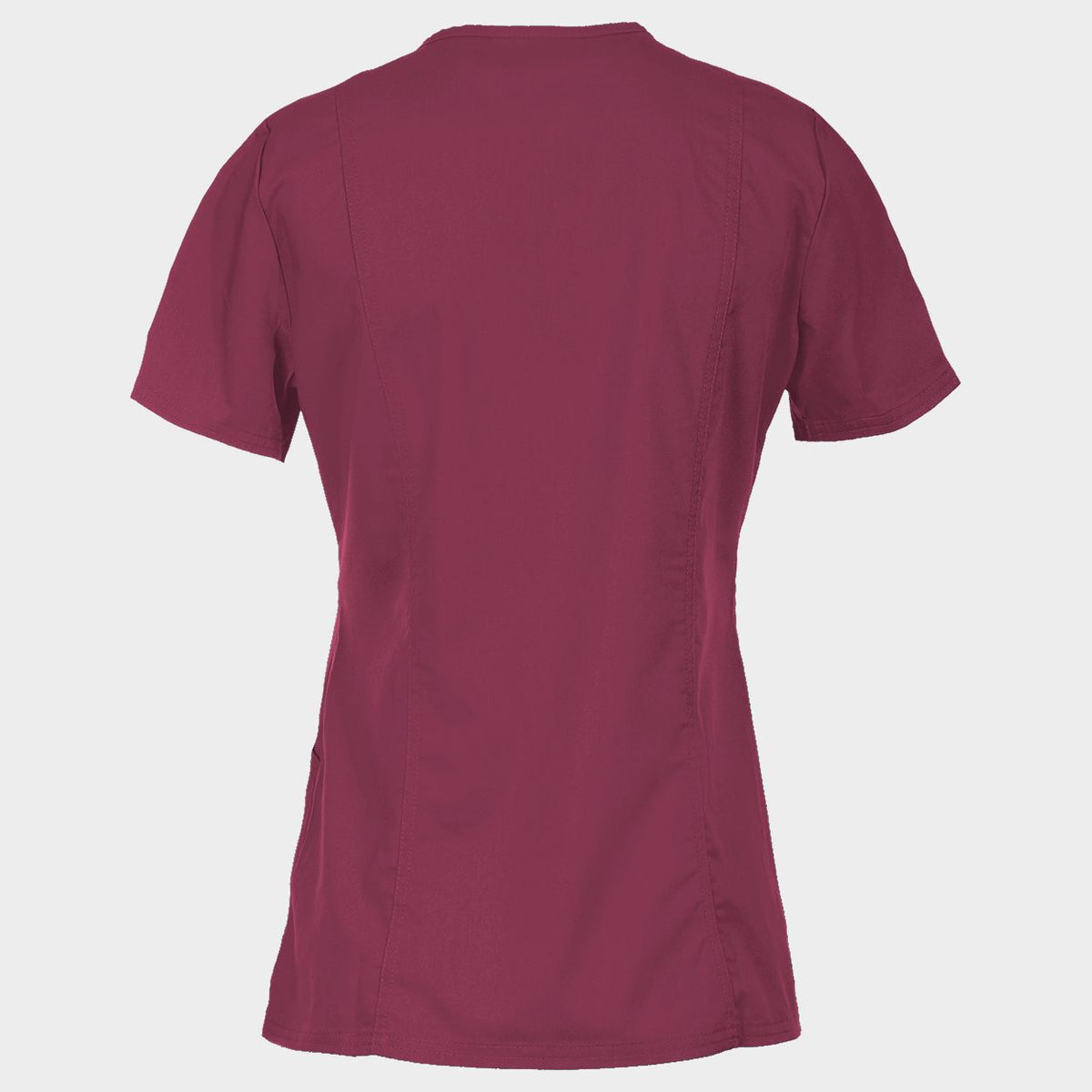 Women's medical tunic CHEROKEE WRAP BURGUNDY WWE610 - 2