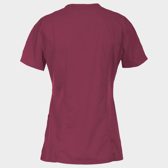 Дамска медицинска туника CHEROKEE WRAP BURGUNDY WWE610 - 2