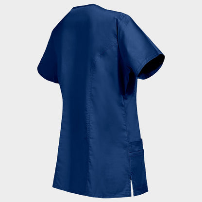 Tunică medicală pentru femei CHEROKEE WRAP ALBASTRU ÎNCHIS WWE4728 - 5