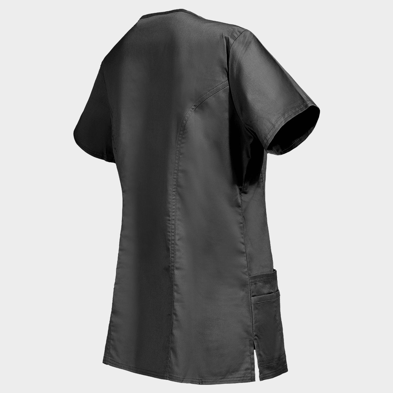 Women's medical tunic CHEROKEE WRAP GREY WWE4728 - 5