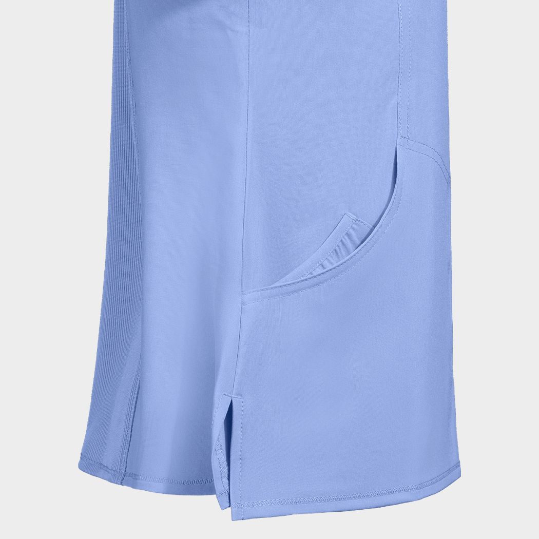Women's medical tunic CHEROKEE WRAP LIGHT BLUE CKE2625A - 5