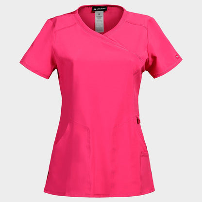 Дамска медицинска туника CHEROKEE WRAP PINK CKE2625A - 1