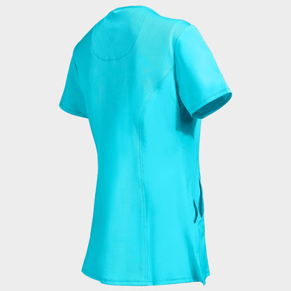 Women's medical tunic CHEROKEE WRAP TURQUOISE CKE2625A - 4