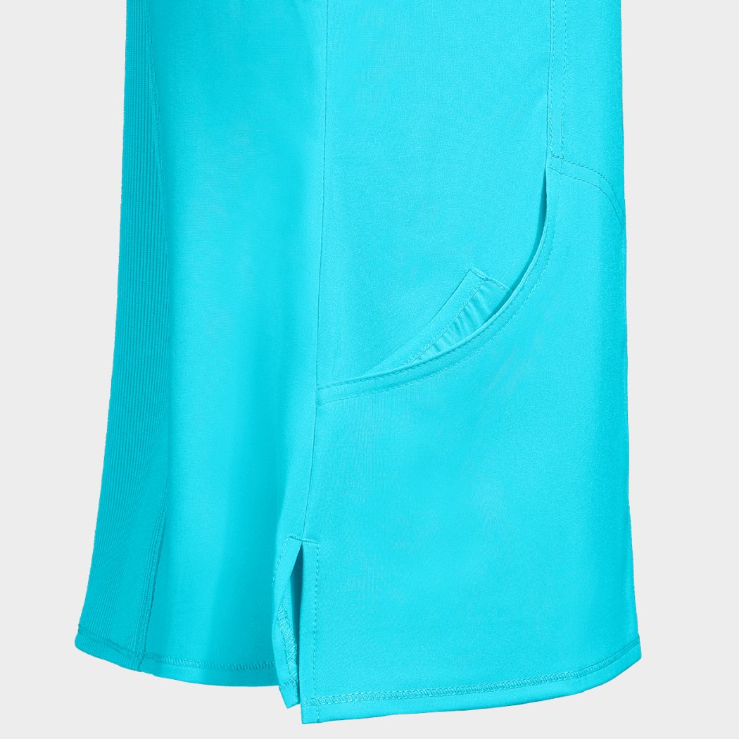 Women's medical tunic CHEROKEE WRAP TURQUOISE CKE2625A - 5