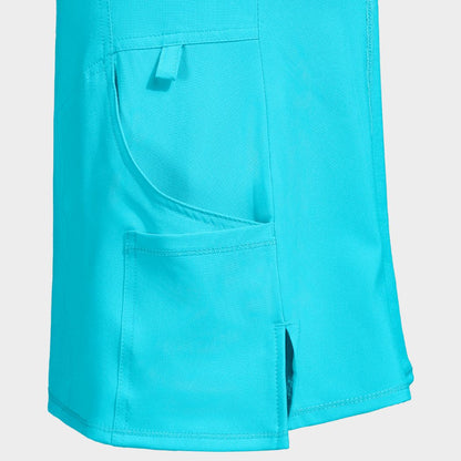 Women's medical tunic CHEROKEE WRAP TURQUOISE CKE2625A - 6