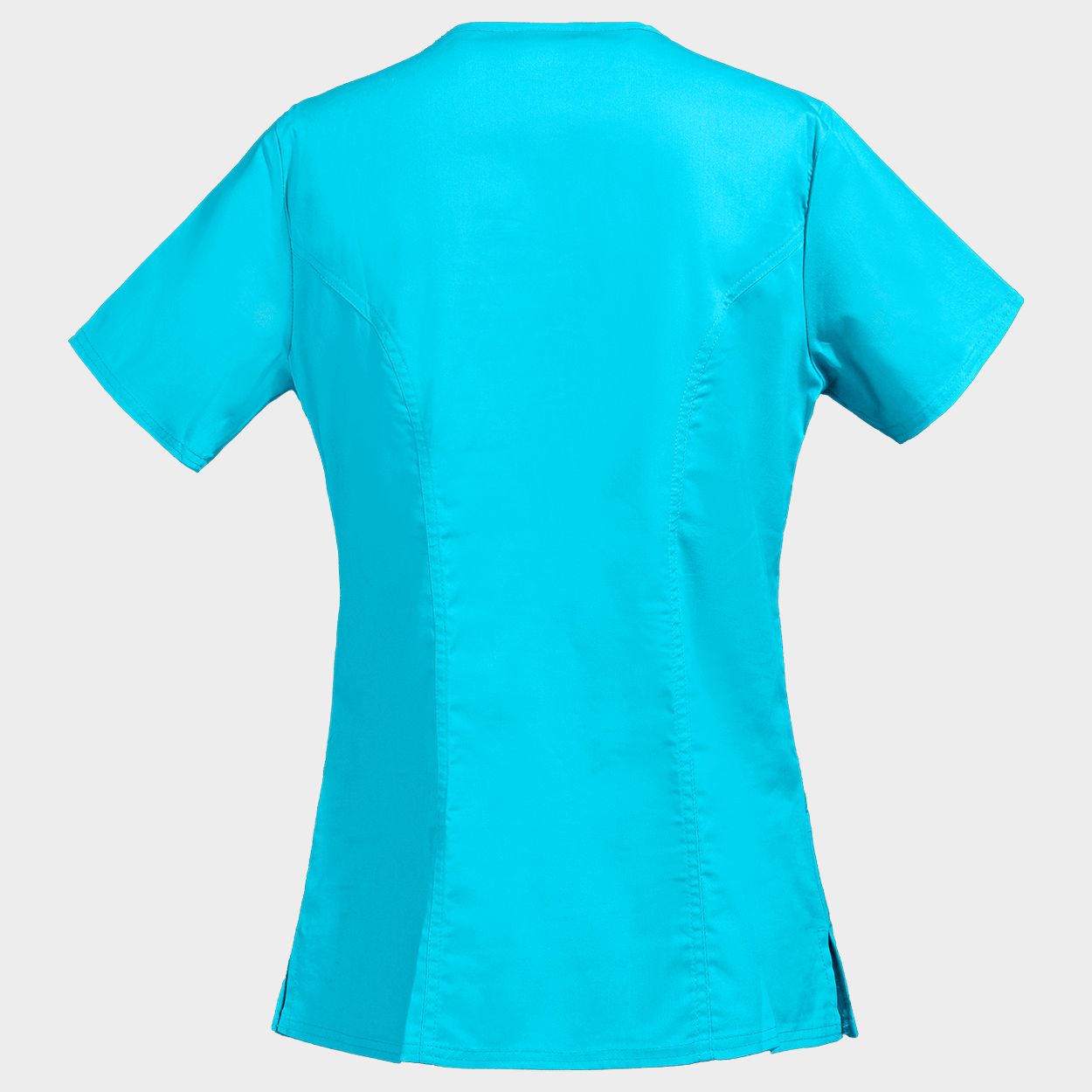 Women's medical tunic CHEROKEE WRAP TURQUOISE WWE4728 - 2