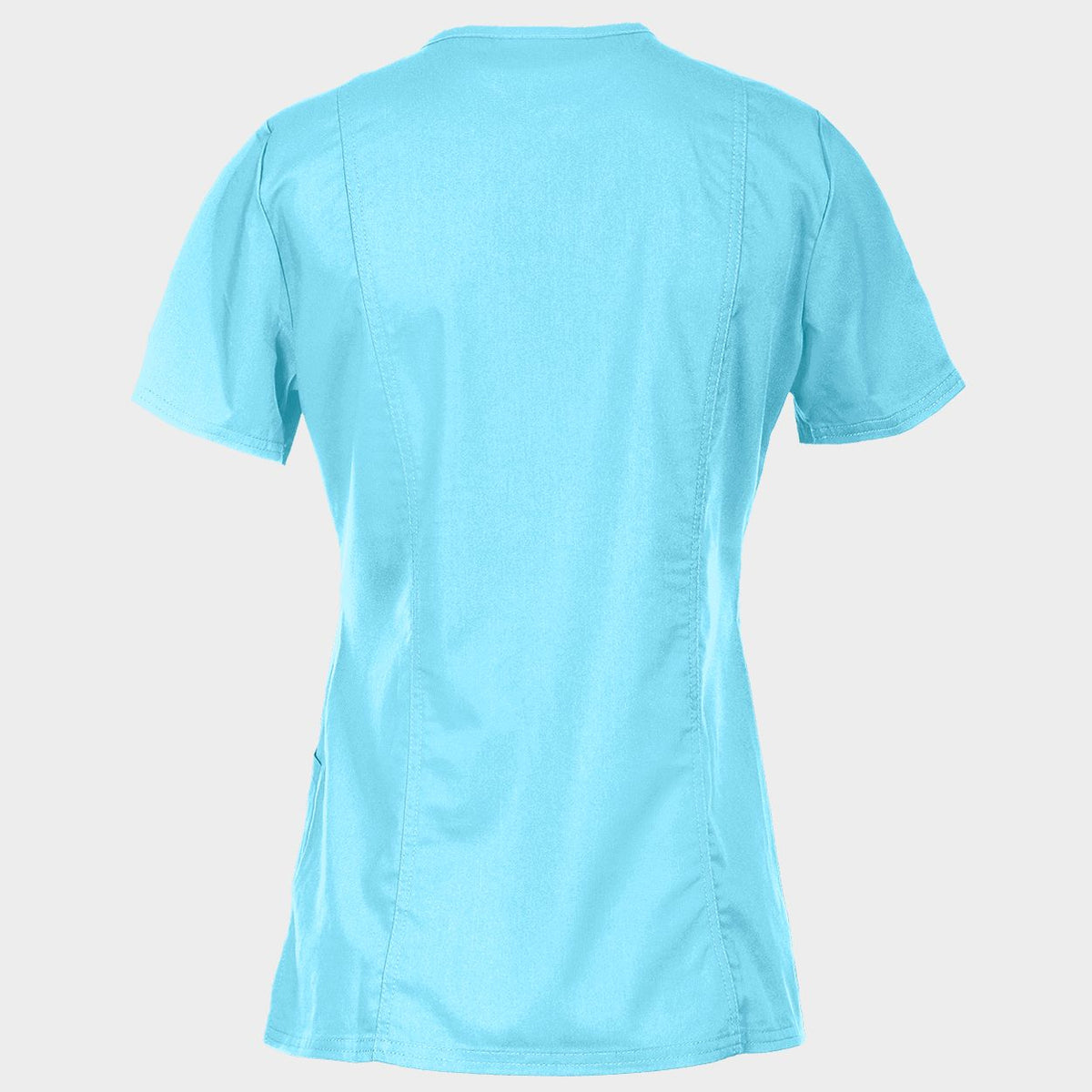 Women's medical tunic CHEROKEE WRAP TURQUOISE WWE610 - 2