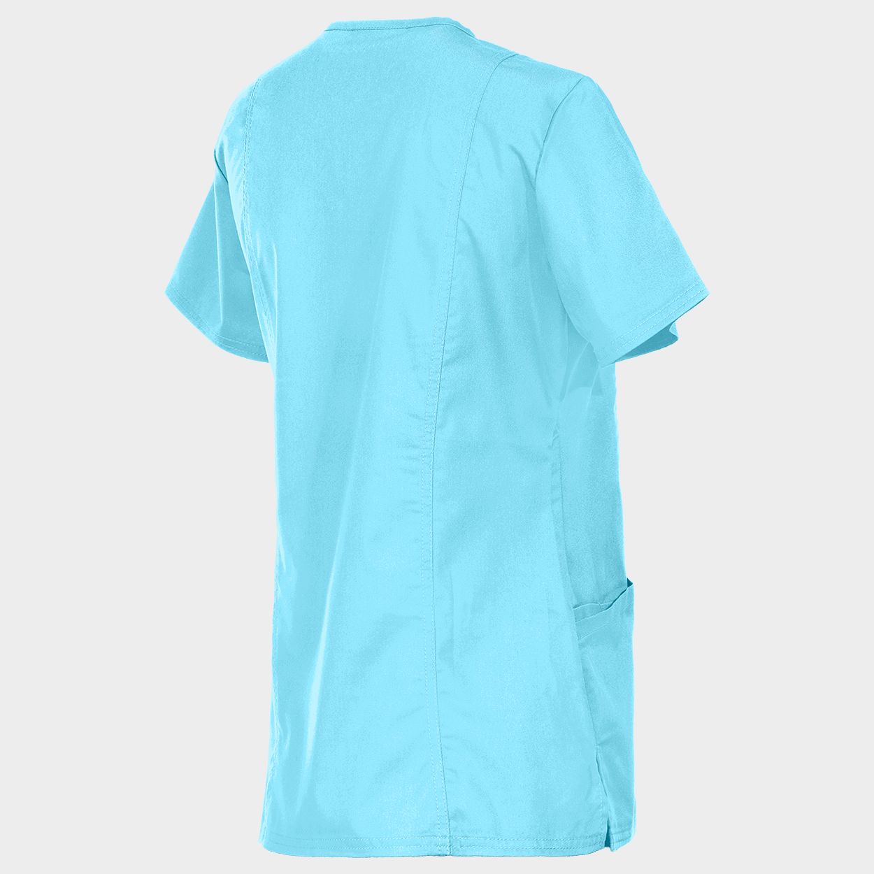 Women's medical tunic CHEROKEE WRAP TURQUOISE WWE610 - 4