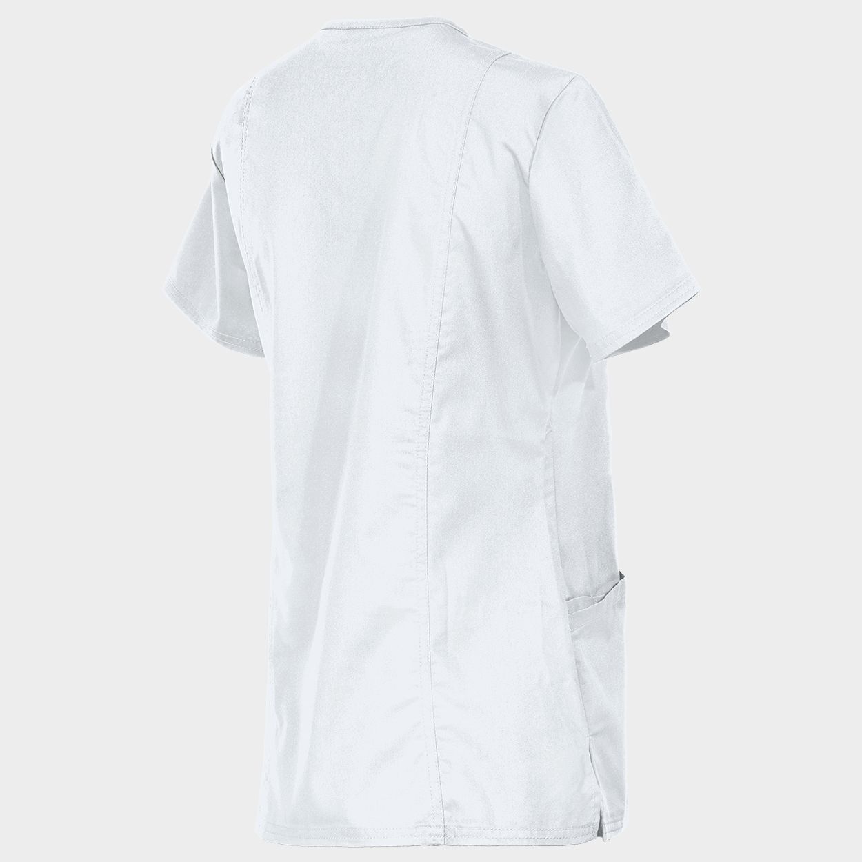 Women's medical tunic CHEROKEE WRAP WHITE WWE610 - 4