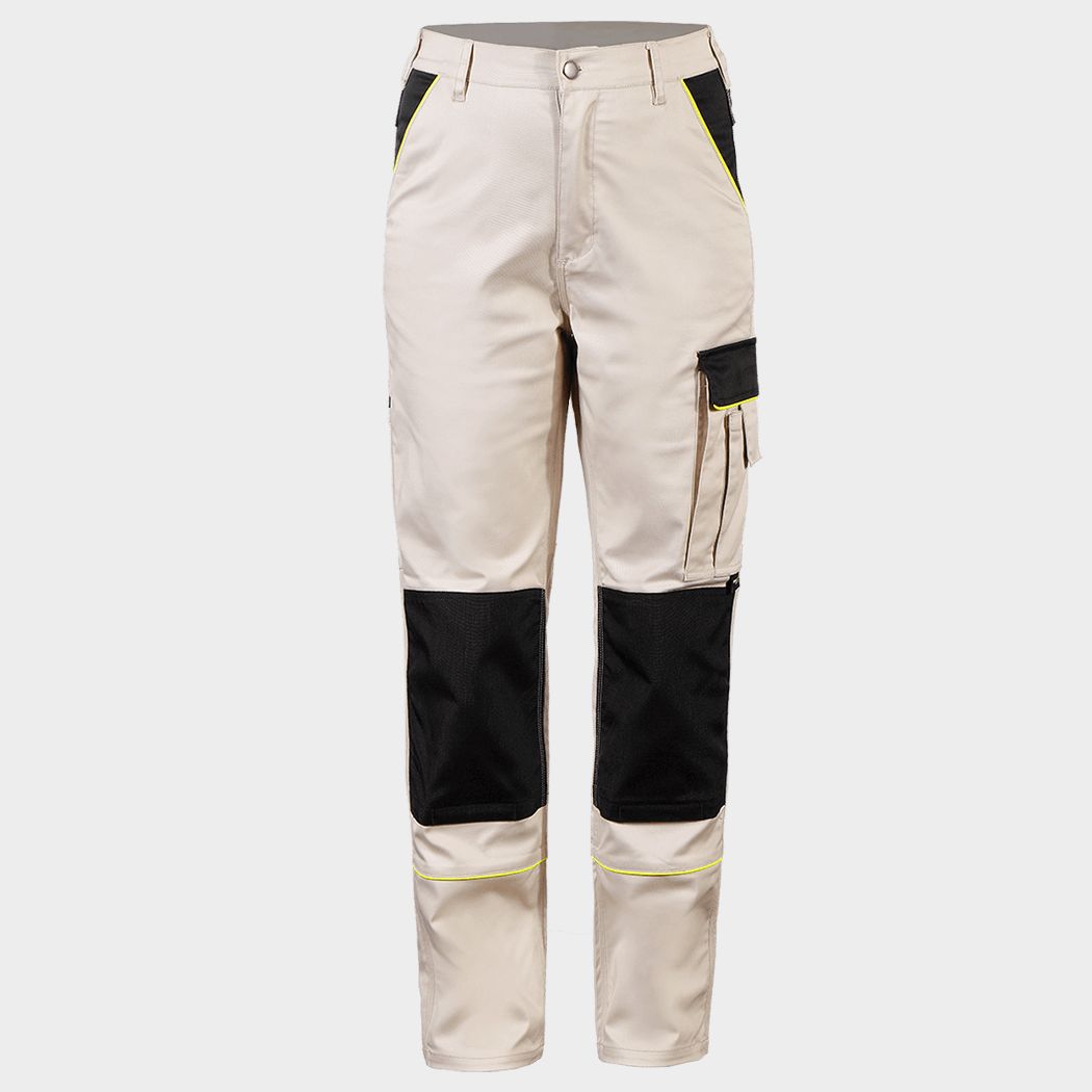 Pantaloni de damă BELLA STRETCH BEJ - 1