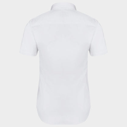 Дамска риза с къс ръкав VELILLA WHITE - 2
