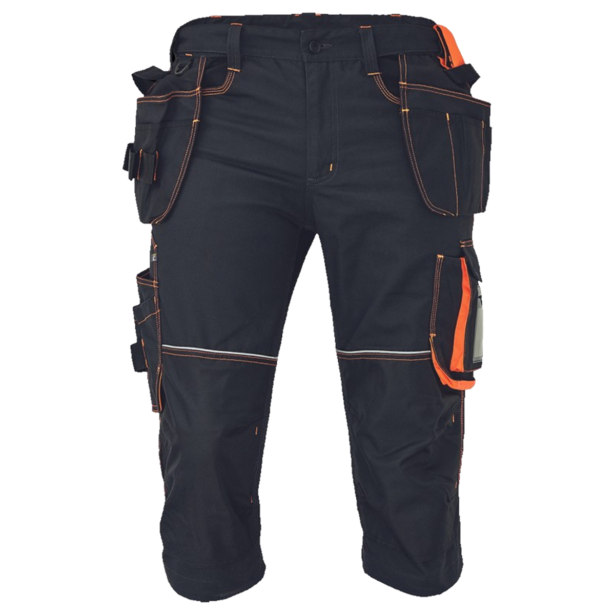Work 3/4 pants KNOXFIELD 320 ANTHRACITE/ORANGE