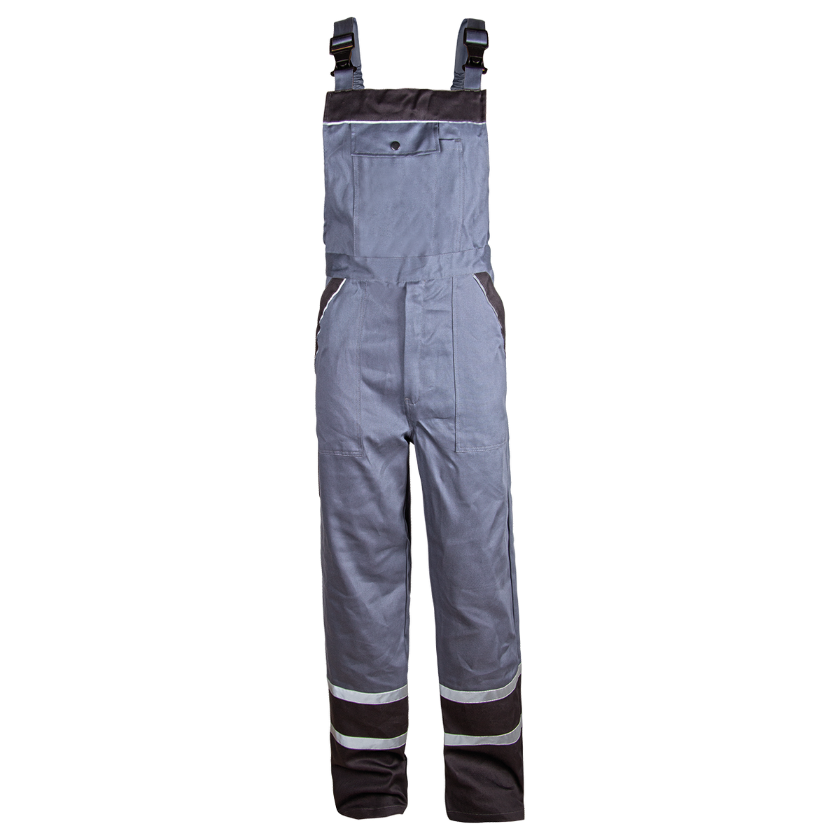 Work bib pants COLLINS SUMMER GREY T/C