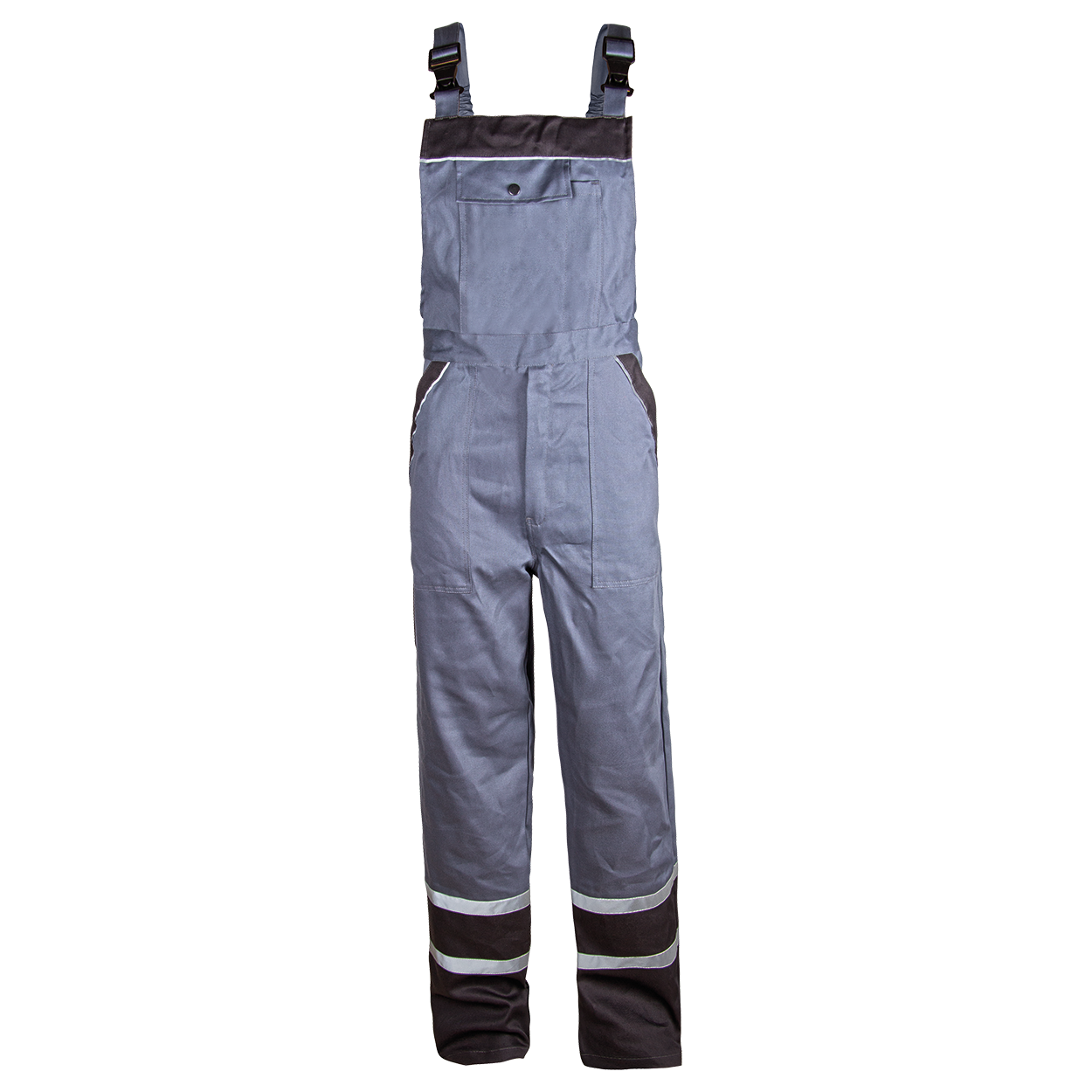 Work bib pants COLLINS SUMMER GREY T/C