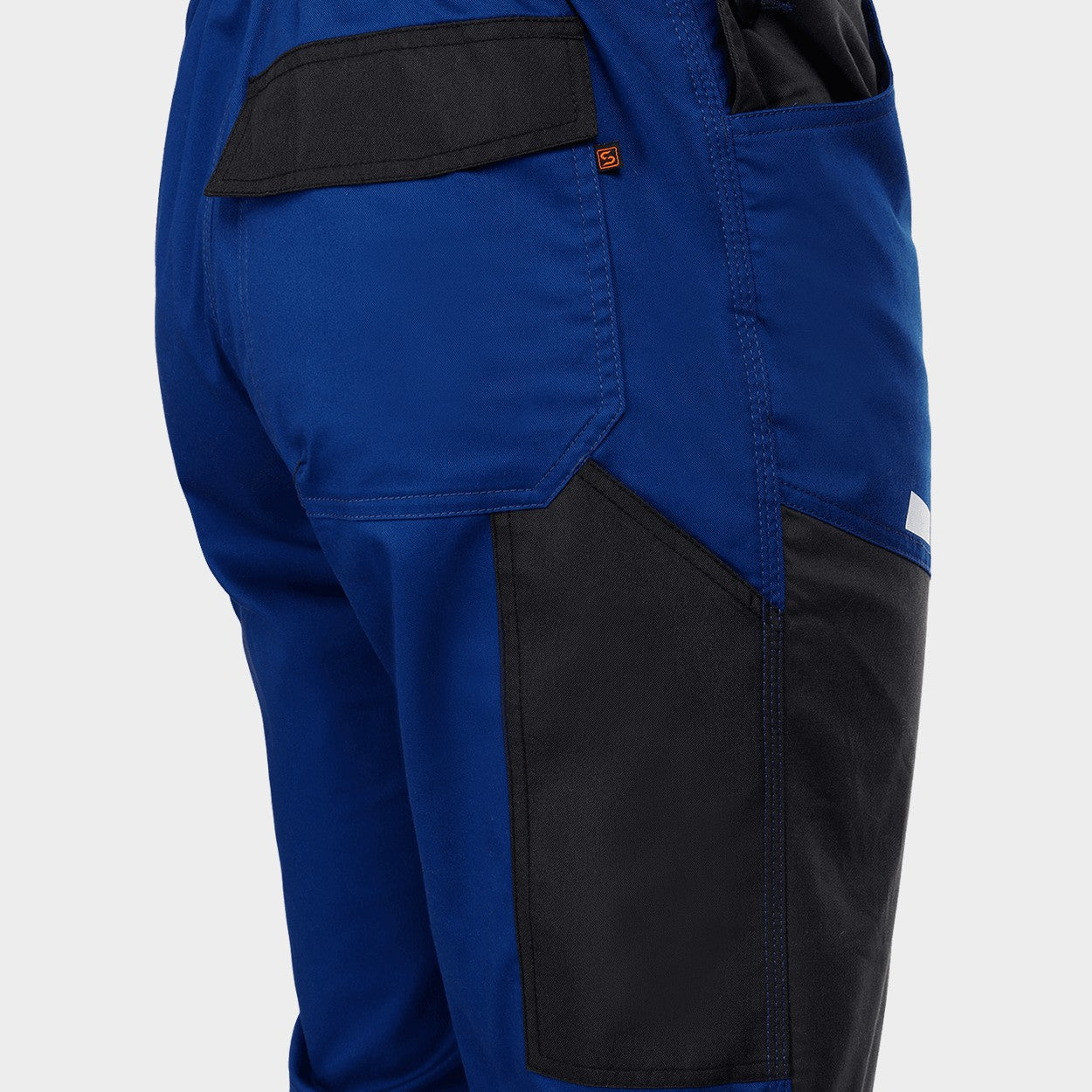 Work bib pants EOS STRETCH BLUE/GREY - 5