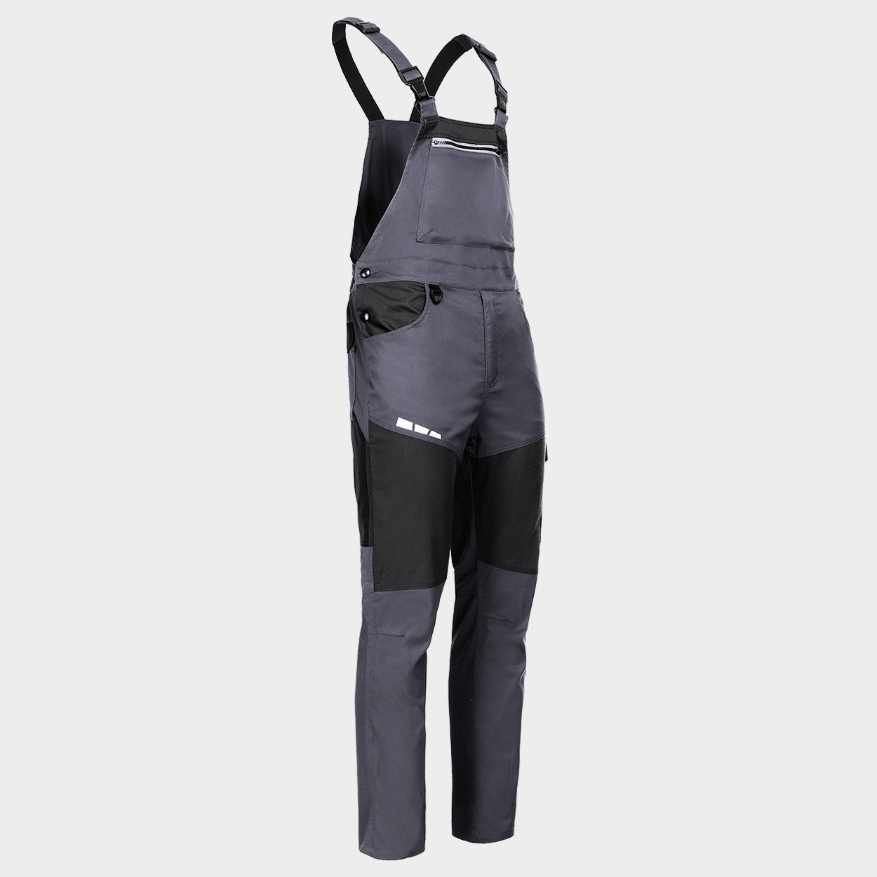 Work bib pants EOS STRETCH LIGHT GREY/DARK GREY - 4