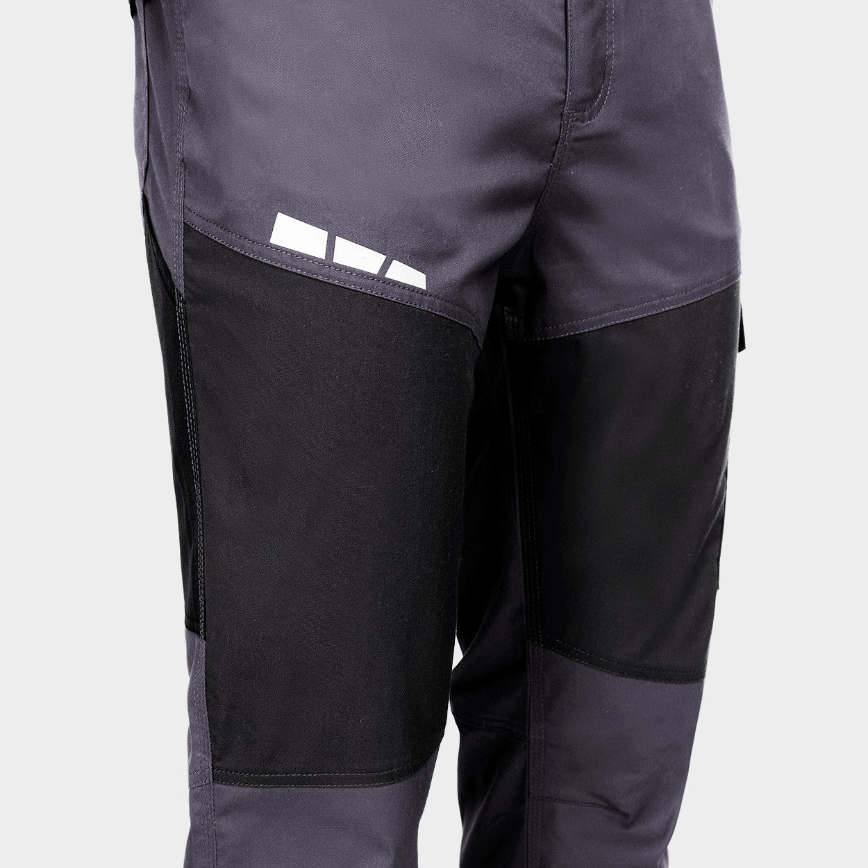 Work bib pants EOS STRETCH LIGHT GREY/DARK GREY - 5