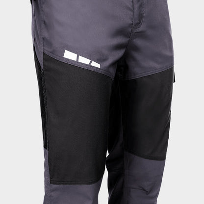 Work bib pants EOS STRETCH LIGHT GREY/DARK GREY - 5