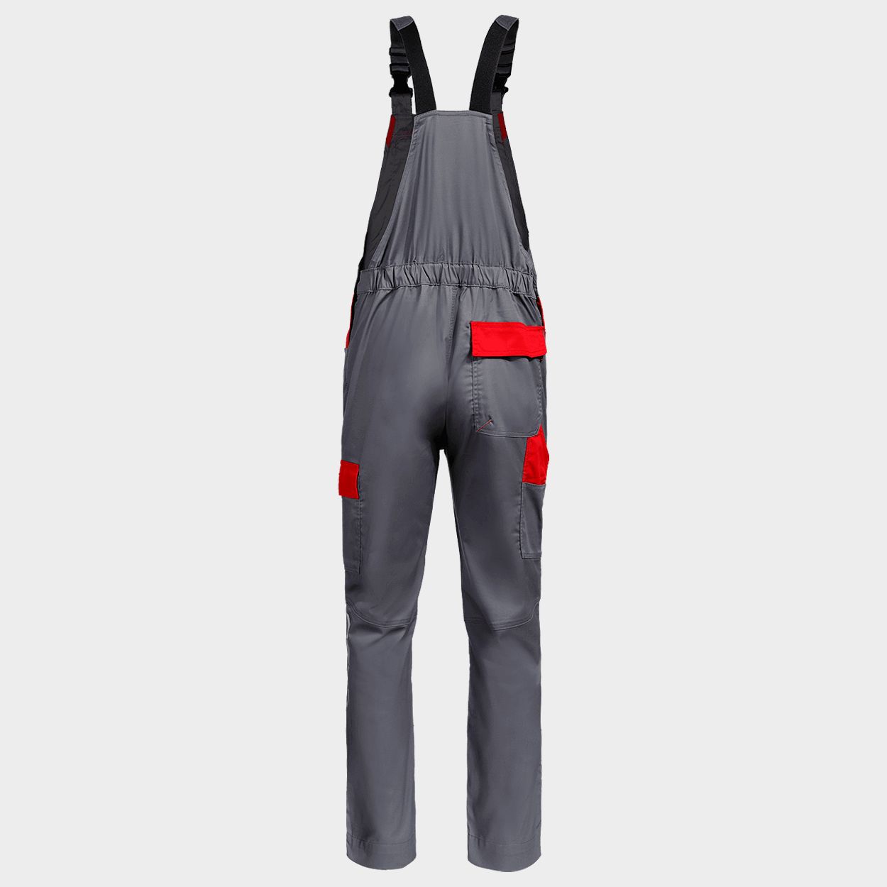 Work bib pants EOS STRETCH RED/GREY - 3