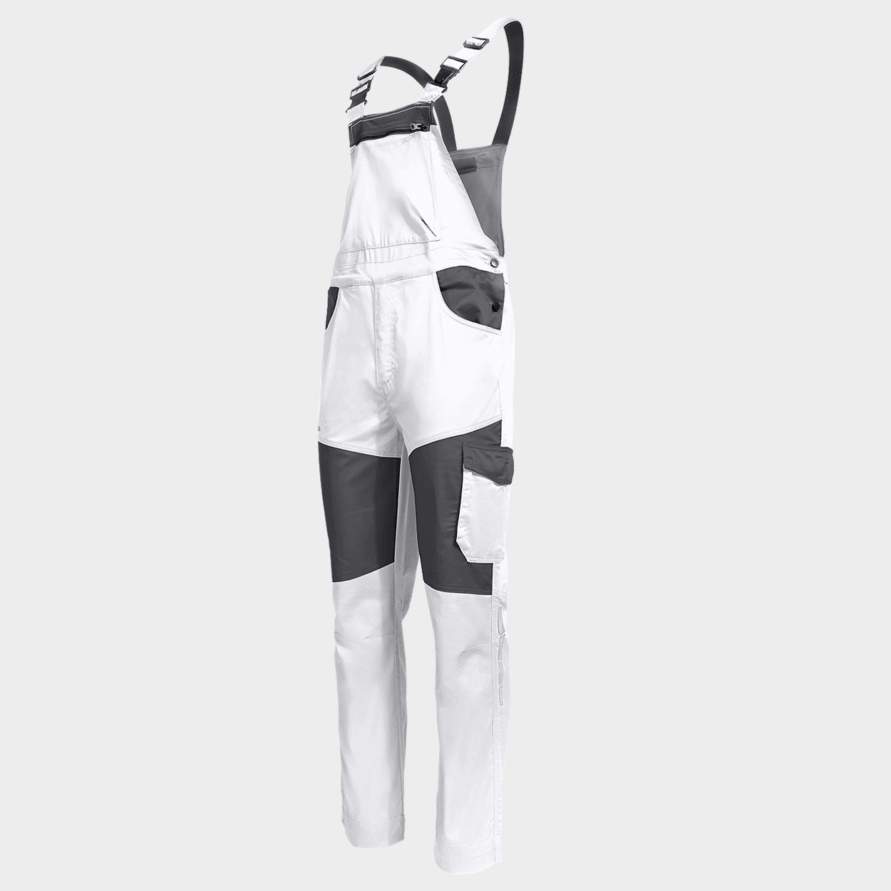 Work bib pants EOS STRETCH WHITE/GREY - 3