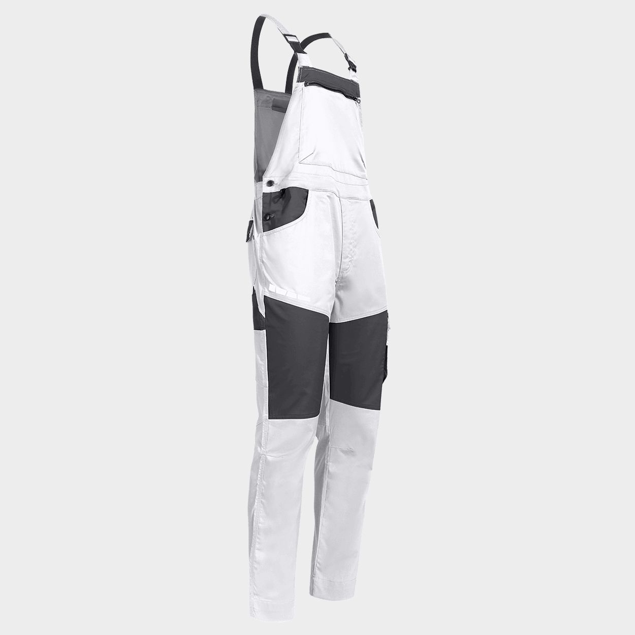 Work bib pants EOS STRETCH WHITE/GREY - 4