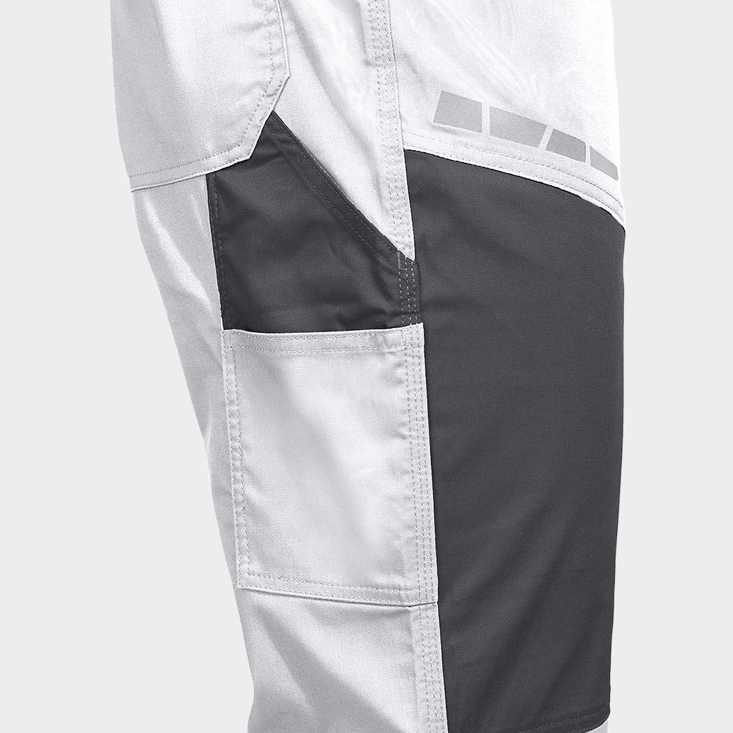 Work bib pants EOS STRETCH WHITE/GREY - 6