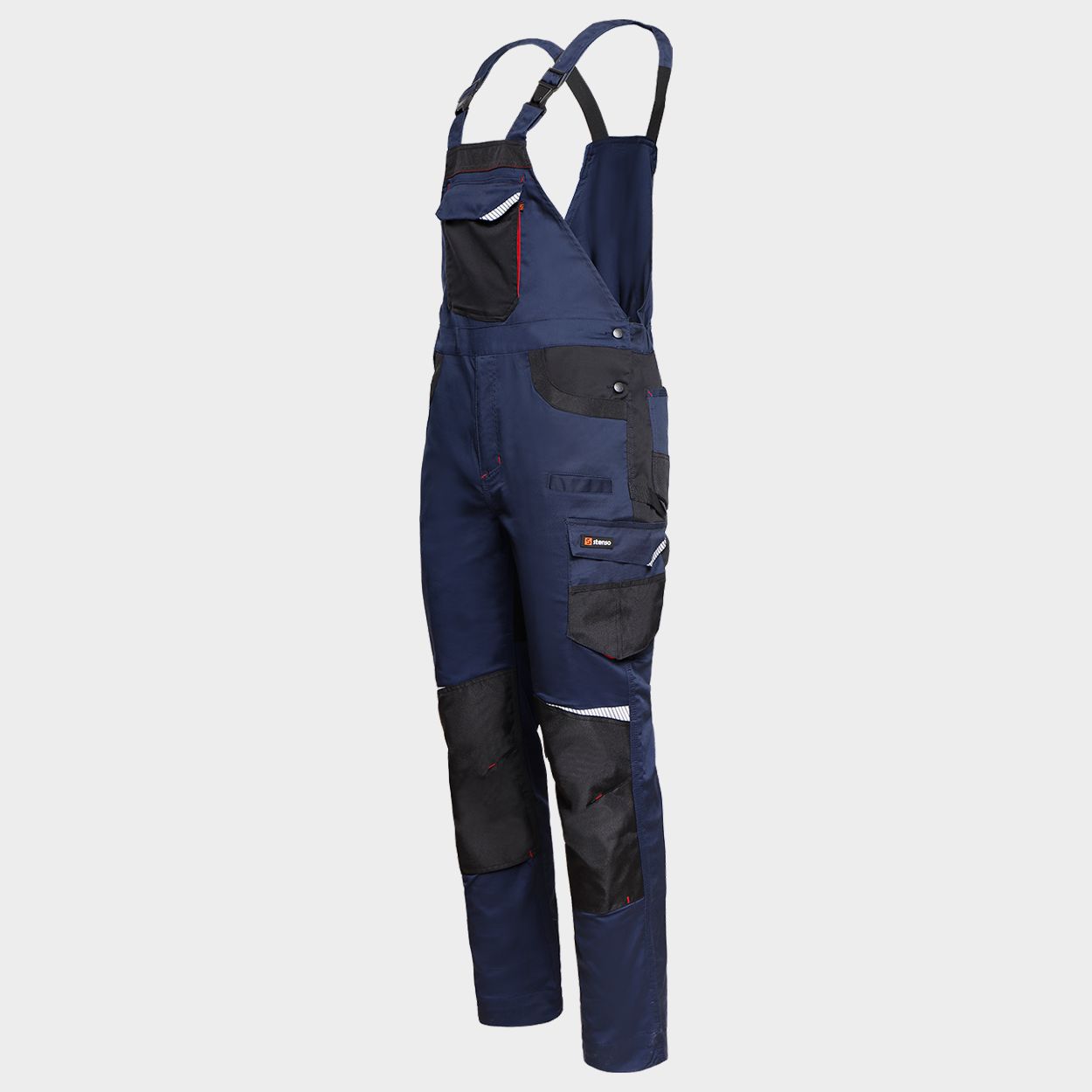 Φόρμα εργασσίας KASTOR STRETCH DARK BLUE/RED - 3