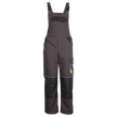 Work bib pants KASTOR T/C WINTER GREY/BLACK/GREEN - 1