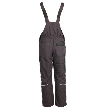 Work bib pants KASTOR T/C WINTER GREY/BLACK/GREEN - 3