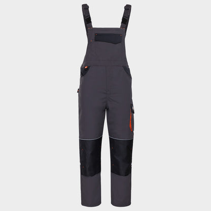 Работен полугащеризон KASTOR T/C WINTER GREY/BLACK/ORANGE - 1