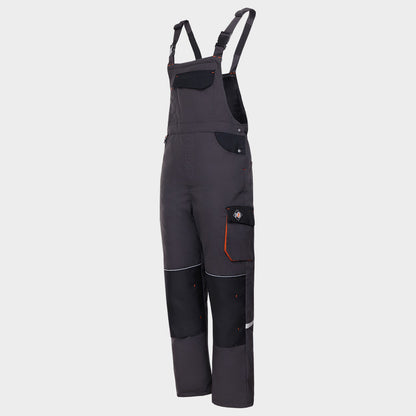 Работен полугащеризон KASTOR T/C WINTER GREY/BLACK/ORANGE - 3