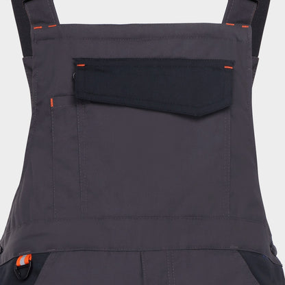 Работен полугащеризон KASTOR T/C WINTER GREY/BLACK/ORANGE - 5