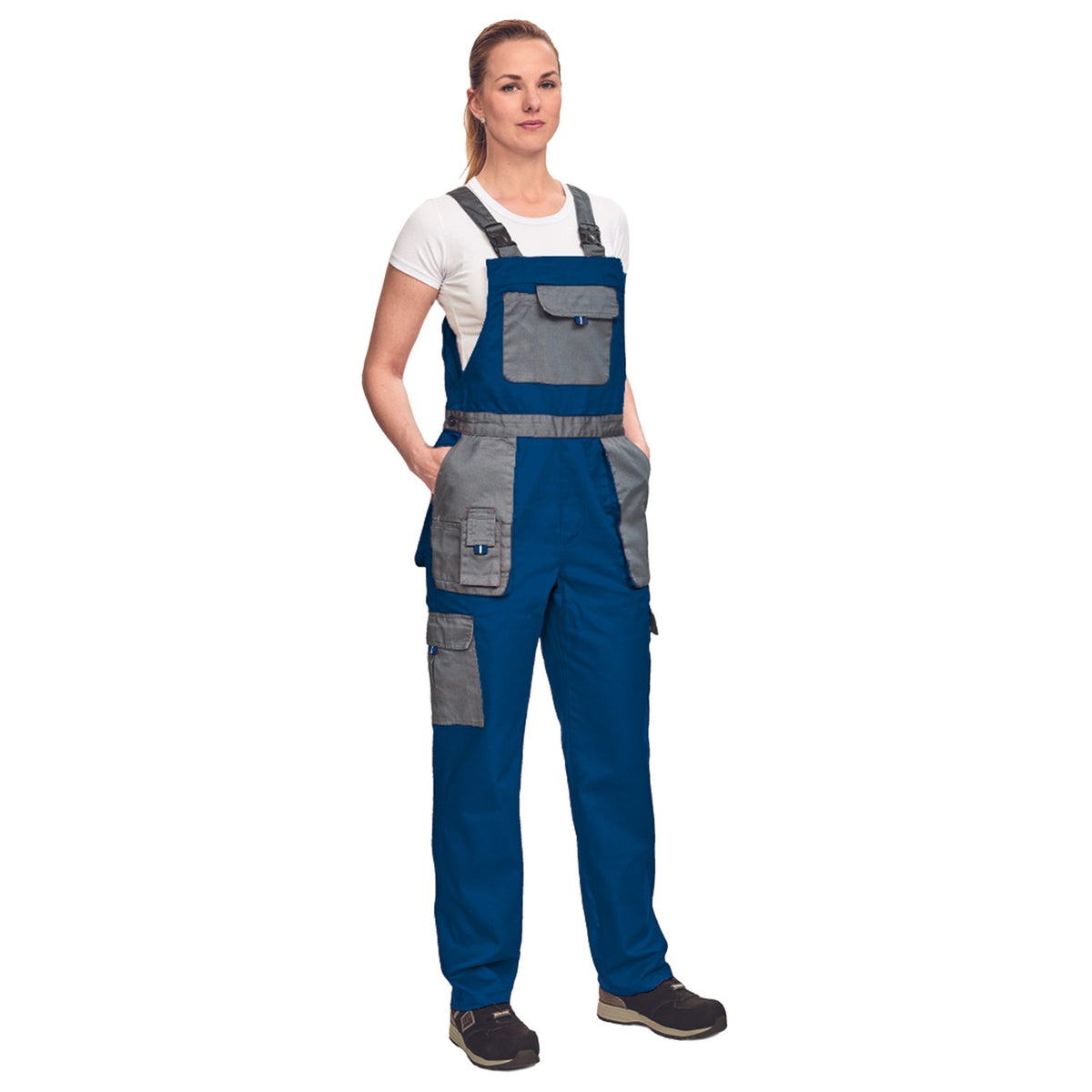 MAX EVO LADY BIBPANTS син/сив, 0302032547 - 2