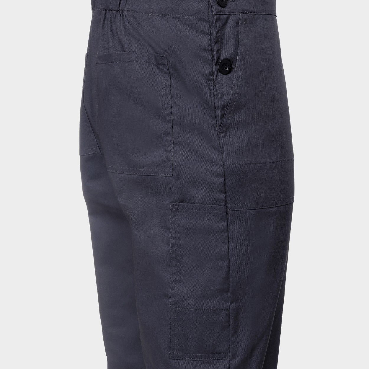 Work bib pants PLUTON GREY - 5