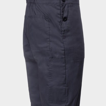 Work bib pants PLUTON GREY - 5